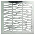 Newport Brass 4" Square Shower Drain in Antique Nickel 233-402/15A